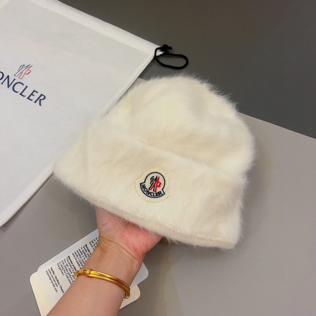 MCL Fur Beanie White - Hat - Image 2
