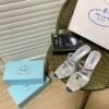 PR Logo Plexi Mules - Heels