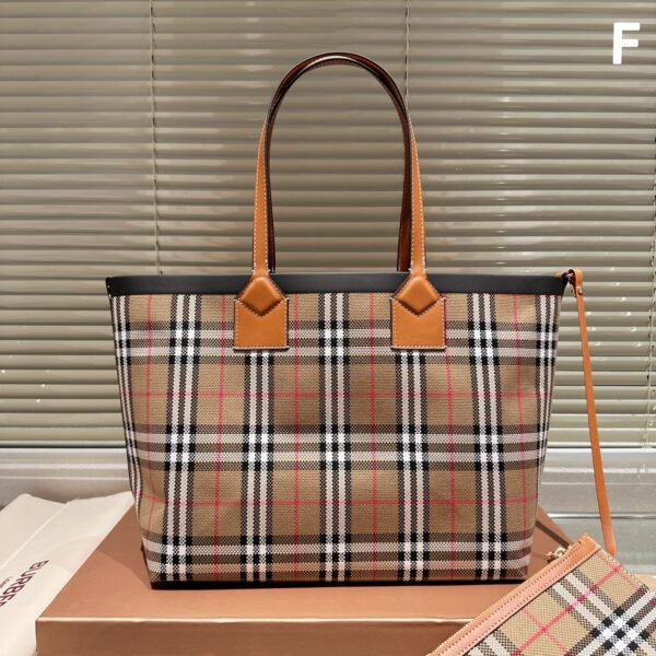 BBR Vintage Check E-Canvas Tote - Bag