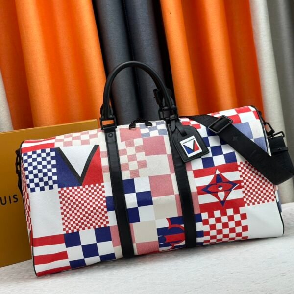 LV Keepall Bandoulière 50 Damier Salt - Bag