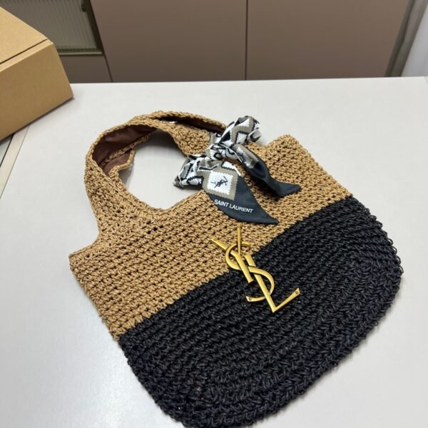 YSL Panier Small Raffia - Bag