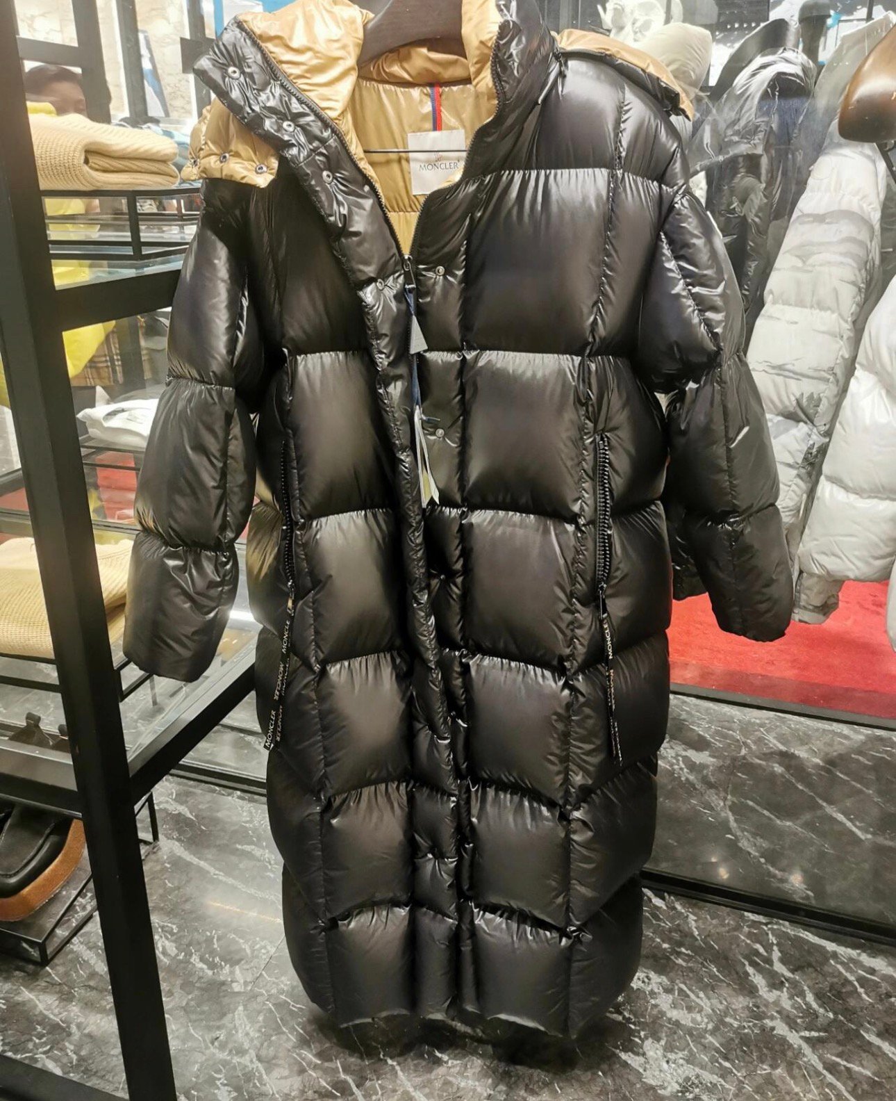 MCL Parnaiba Long Down Coat Black - Coat - Image 5