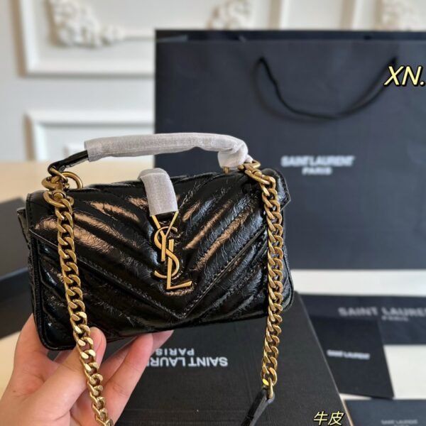 YSL College Mini Black Leather - Bag