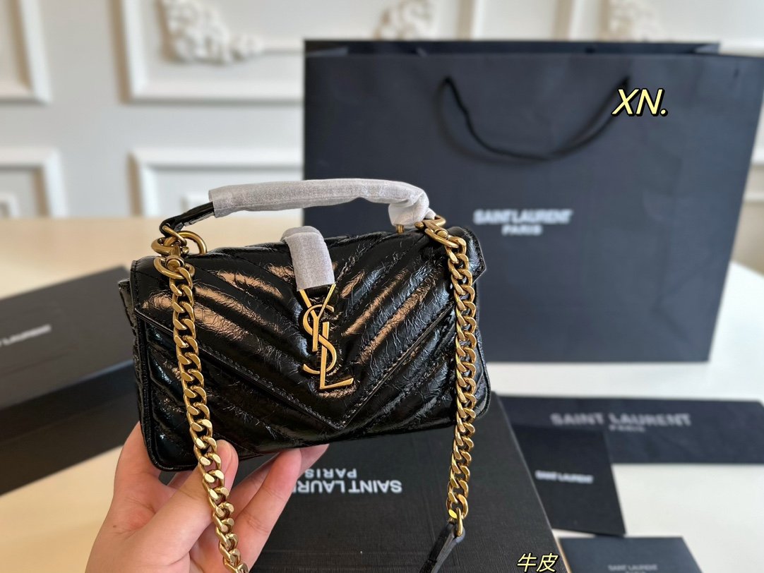 YSL College Mini Black Leather - Bag