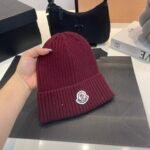 MCL Ribbed Wool Beanie Burgundy – Hat