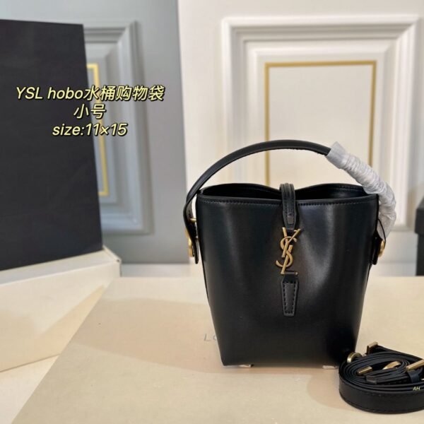 YSL Le 5 à 7 Hobo Small Black Leather - Bag