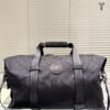 BBR Monogram Stripe E-canvas Duffle Black - Bag