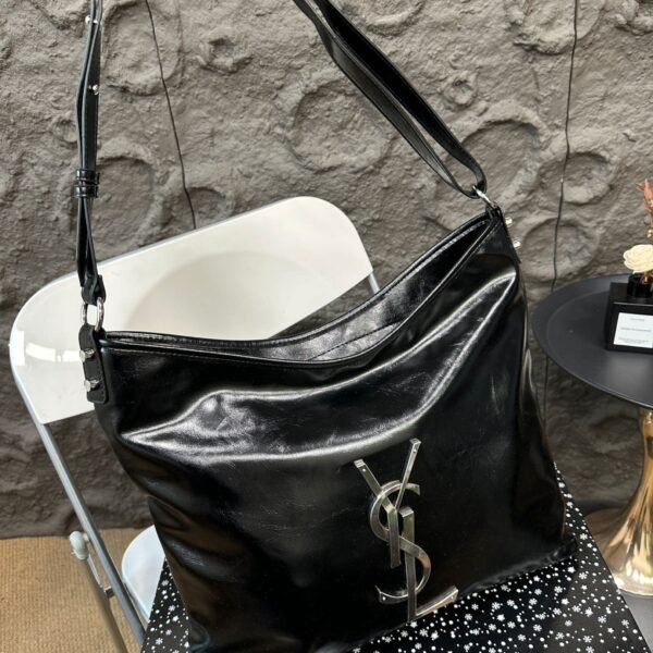 YSL Le 5 à 7 Hobo Black Leather - Bag
