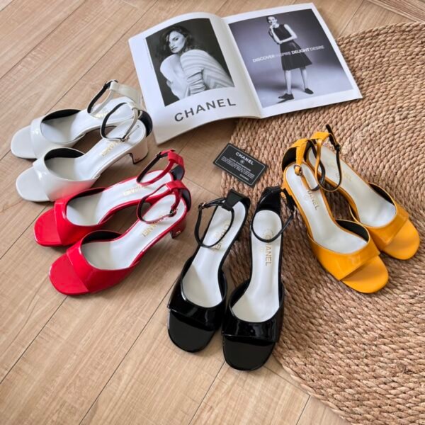 CC Camellia Patent Sandals Multicolor Patent Leather - Sandals