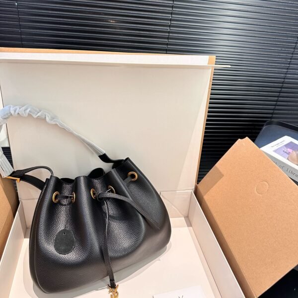 YSL Le Monogramme Bucket Black Leather - Bag