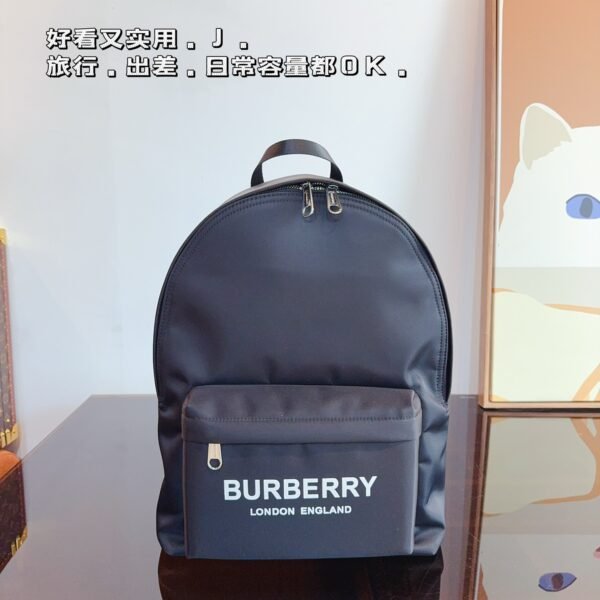 BBR Logo Print ECONYL® Backpack Black - Backpack