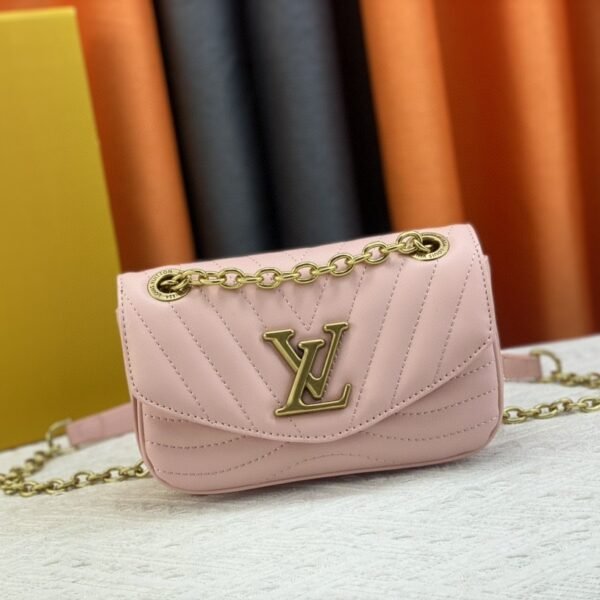 LV New Wave Chain Bag Pink Leather - Bag