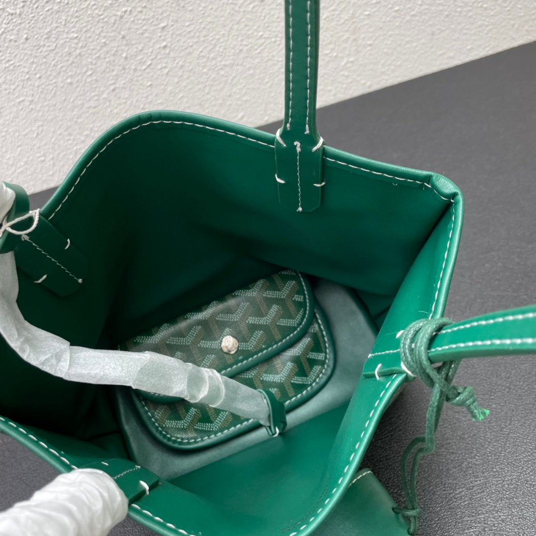 GYD Anjou 20cm Green Monogram - Bag - Image 8