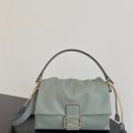 FD Mamma Baguette Large Moss Green Leather – Bag