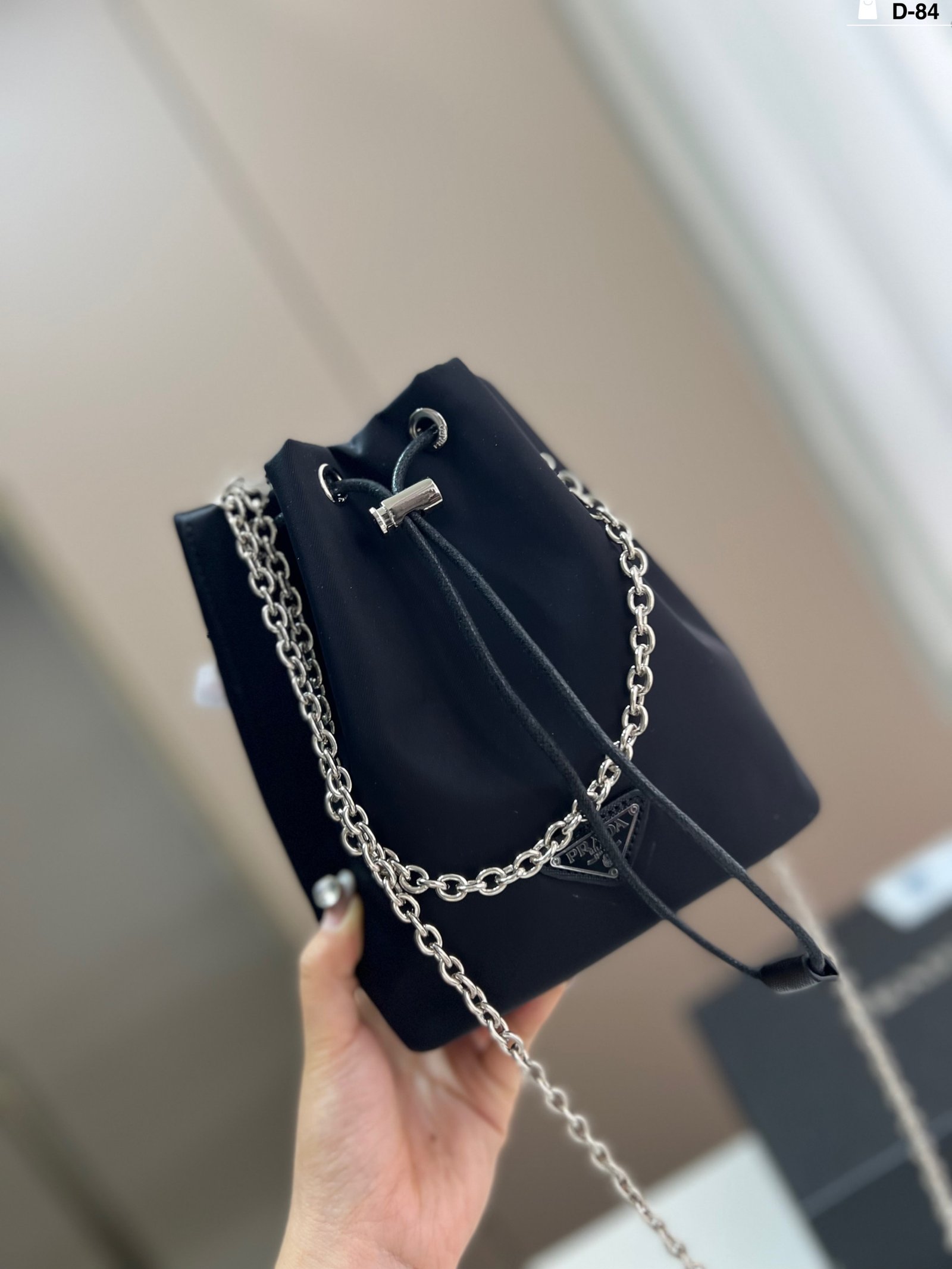 PR Nylon Mini Bag Black Nylon - Bag - Image 8