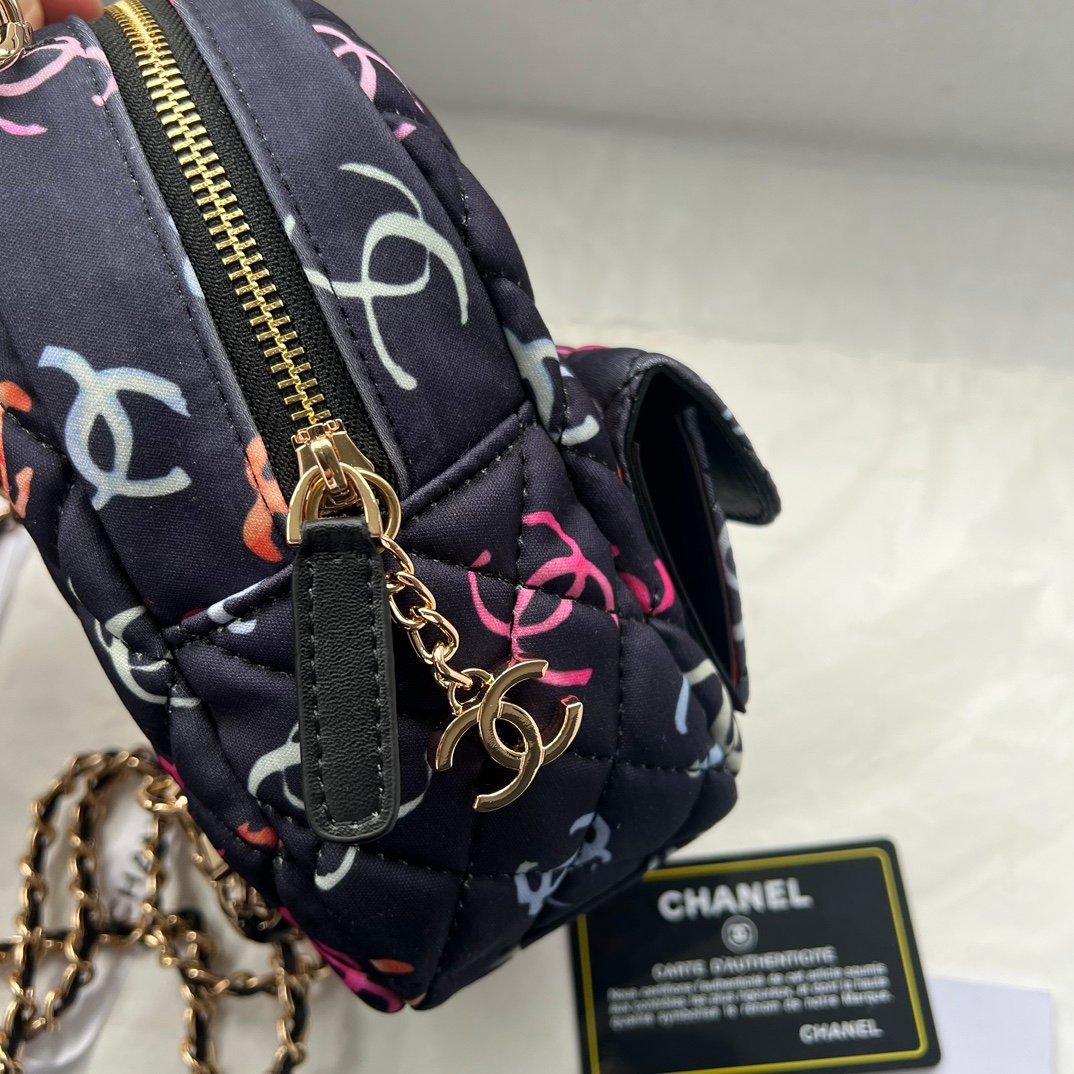 CC Graffiti Mini Backpack Multicolor Quilted - Bag - Image 5
