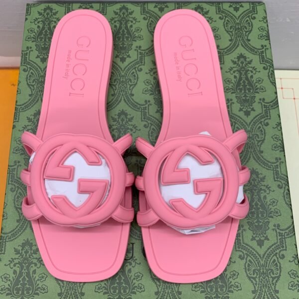 GG Rubber GG Slide Sandals - Slides