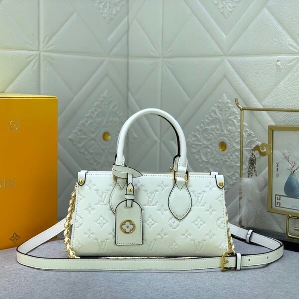 LV City Steamer PM White Monogram Empreinte - Bag