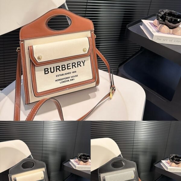 BBR Pocket Bag Canvas and Leather - Bag