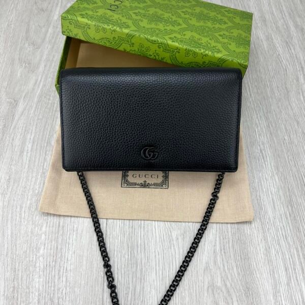 GG GG Marmont Super Mini Black Leather - Bag