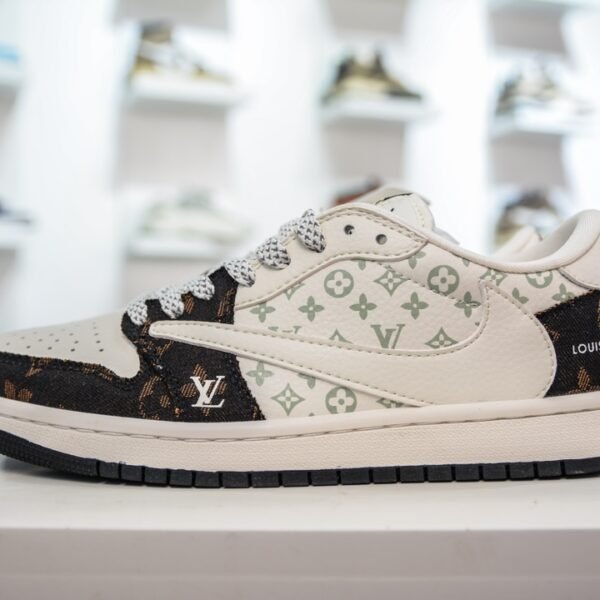 NK Air Jordan 1 Low LV Custom - Sneakers