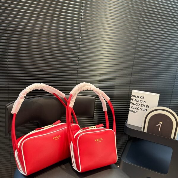 PR Symbole Bowling Bag Red Leather - Bag