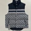 CD Oblique Down Vest Navy Oblique - Vest