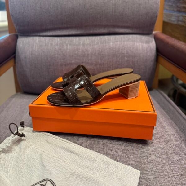HM Oran Sandals Brown Leather - Sandals