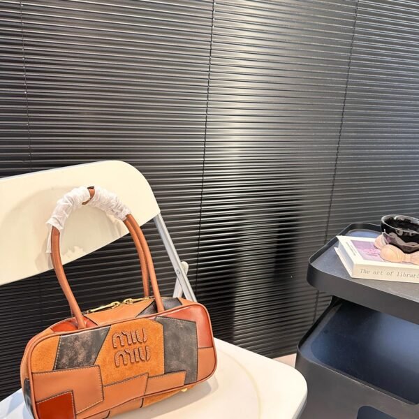 MIU Patchwork Bowling Bag - Bag