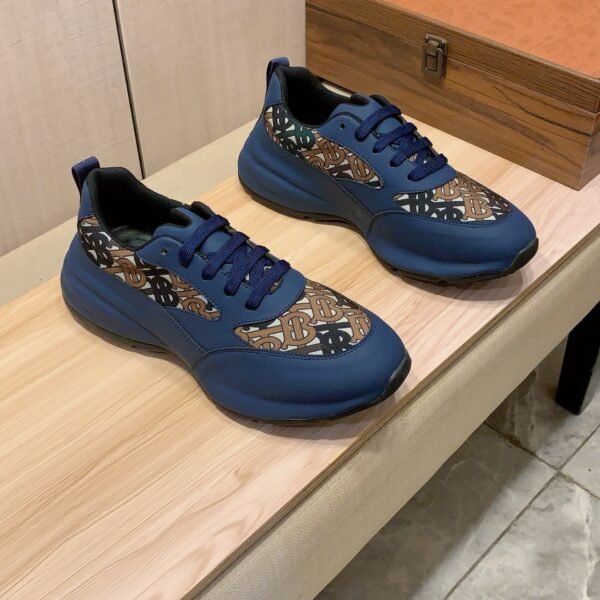 BBR Monogram Stripe E-canvas Arthur Sneakers - Sneakers