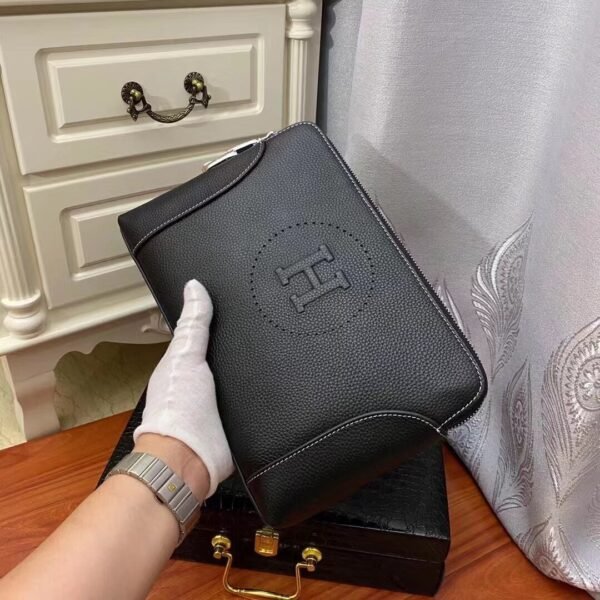 HM Bolide Pouch Black Leather - Bag