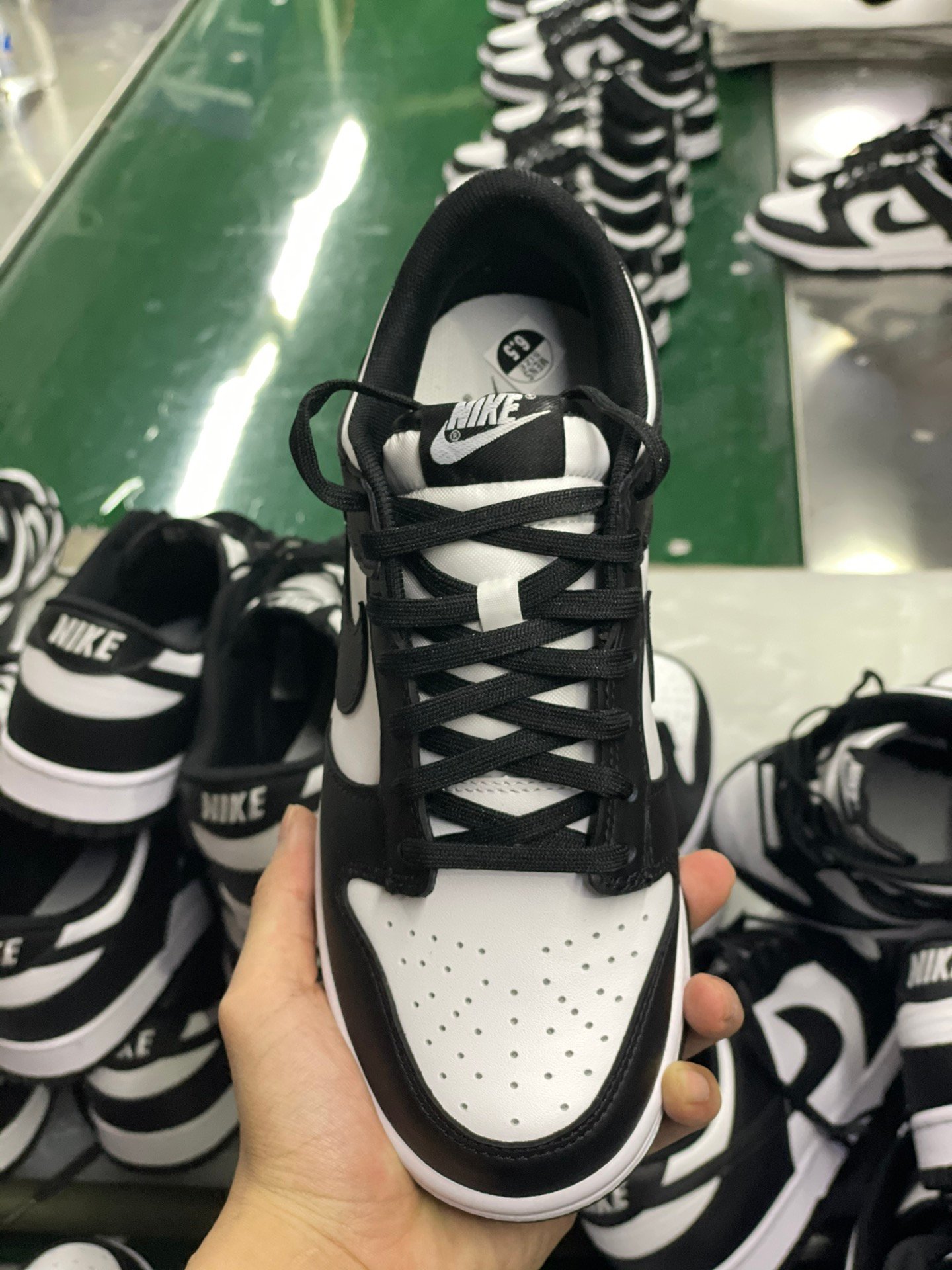 NK Dunk Low Retro Black/White - Sneakers - Image 6