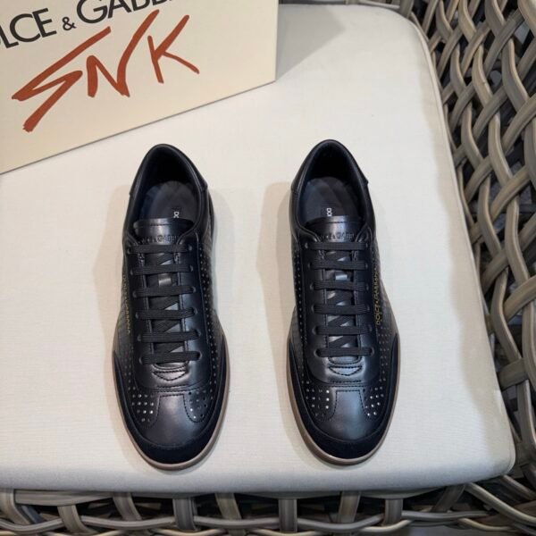 DG Portofino Black Leather - Sneakers