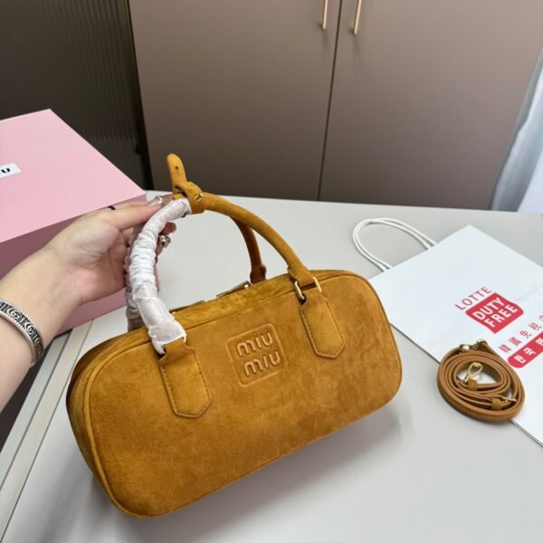 MIU Bowling Bag Suede Velvet - Bag