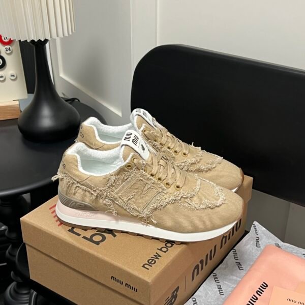 NB 574 MIU Collaboration Beige Canvas - Sneakers