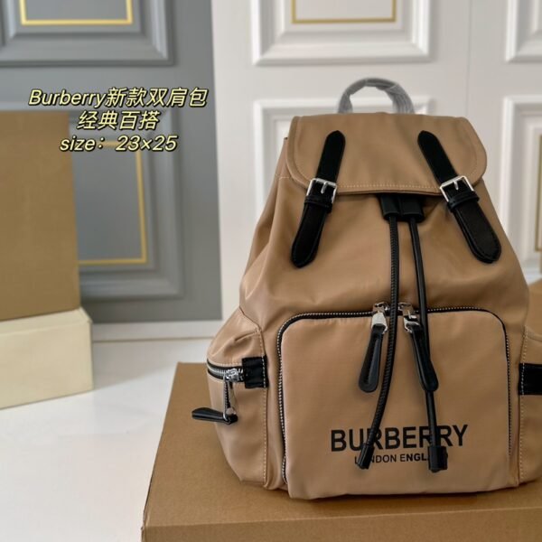 BBR Rucksack Beige/Black Nylon - Backpack