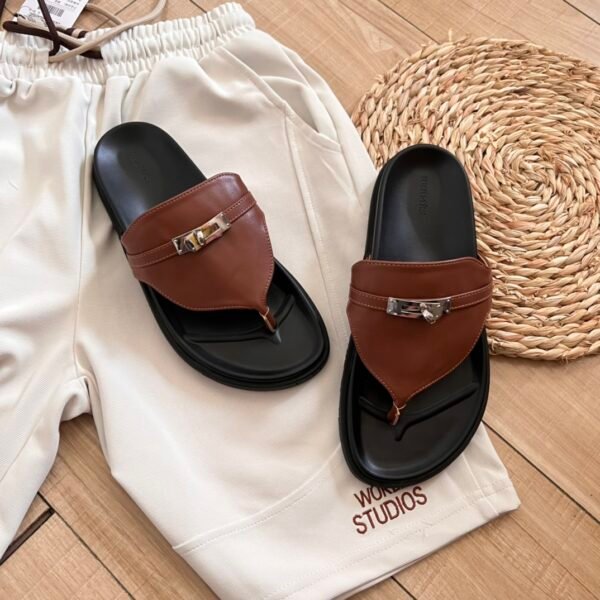 HM Izmir Sandals Brown Leather - Sandals