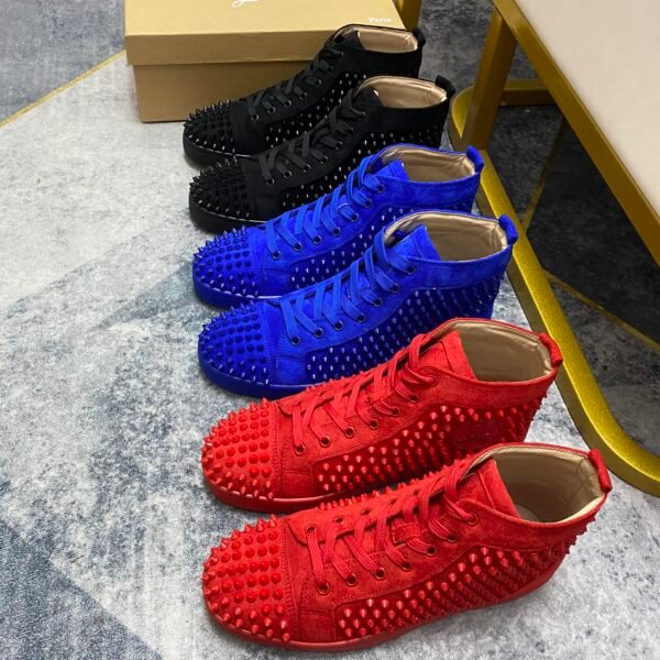 CL Louis Orlato Spikes Blue Suede - Sneakers