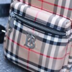 BBR Vintage Check Monogram Beige Check – Bag – Beige