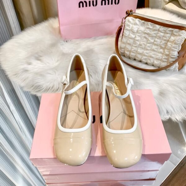 MIU Mary Jane Chunky Heel - Heels