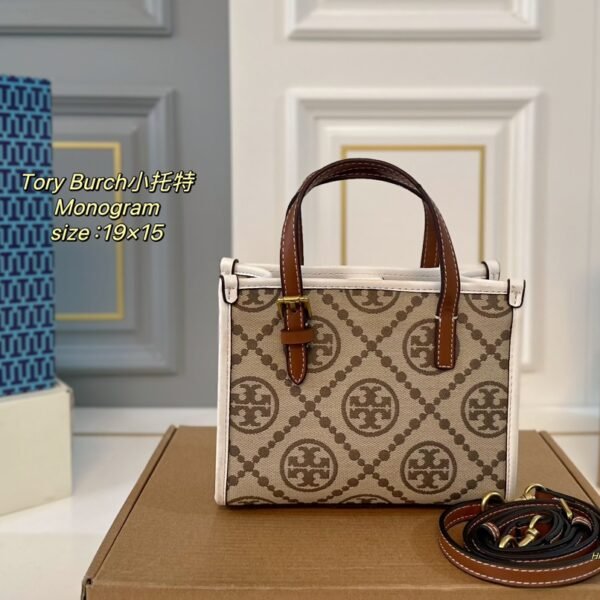 TB Tommy Bahama Canvas Monogram Mini Tote