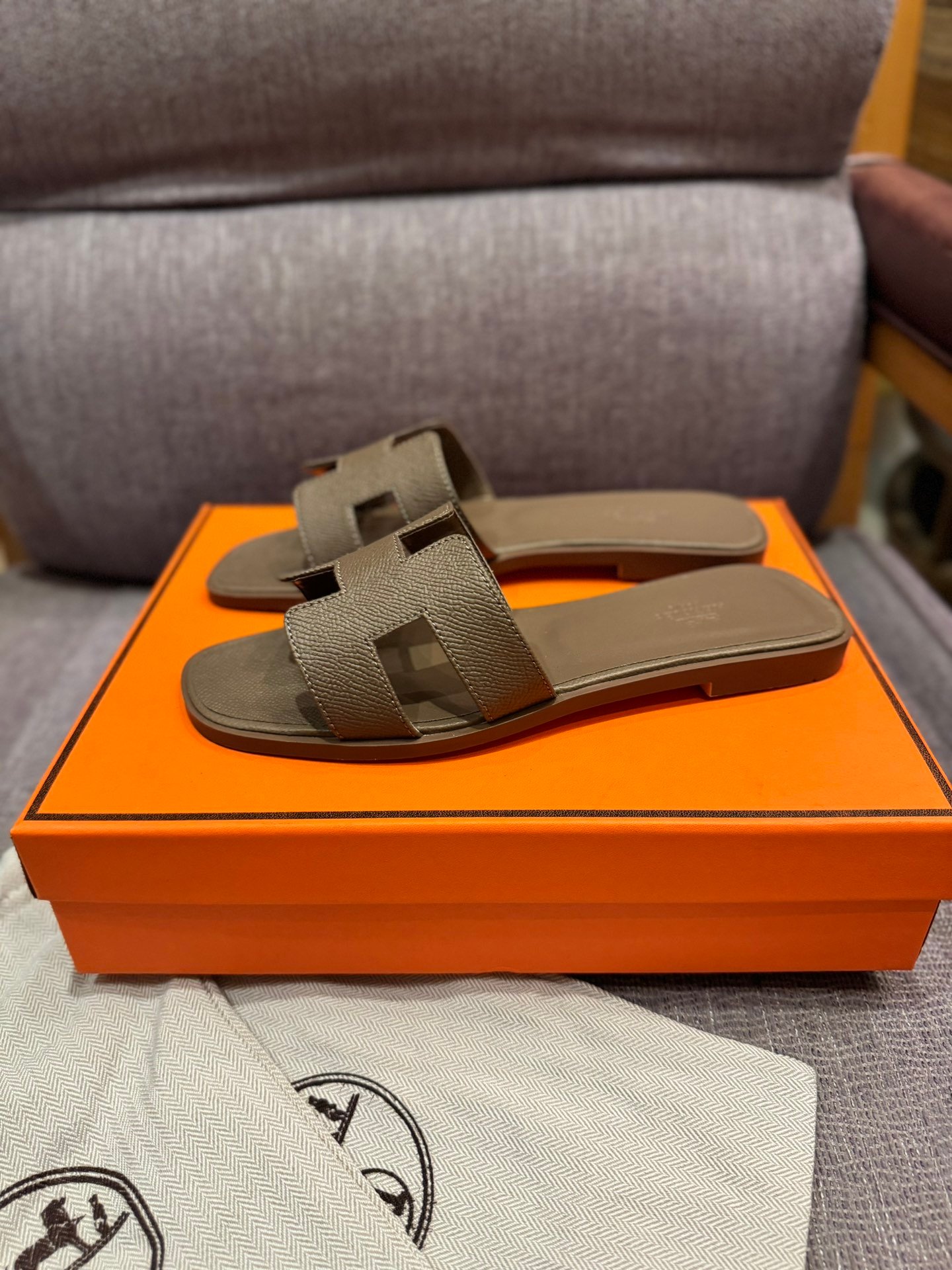 HM Oran Sandals Brown Leather - Sandals