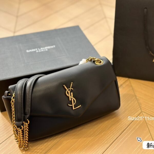 YSL Solferino Small Black Leather - Bag