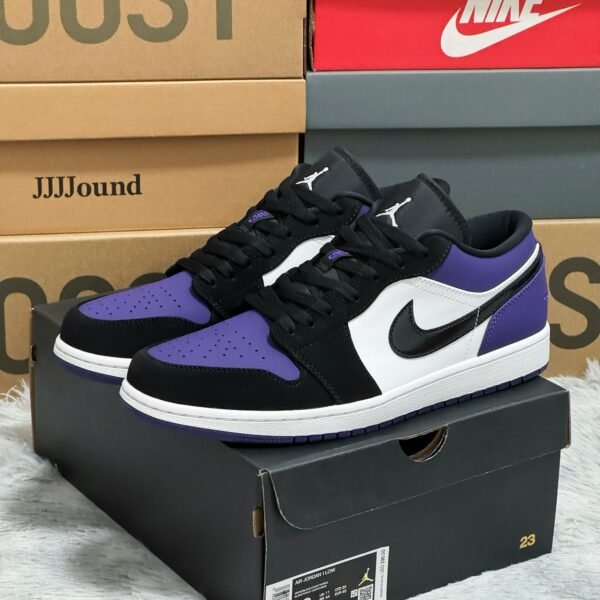 NK Air Jordan 1 Low Court Purple - Sneakers