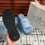 PR Logo Embellished Slides Light Blue – Slide