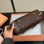 MIU Bowling Bag Brown Leather – Borsa