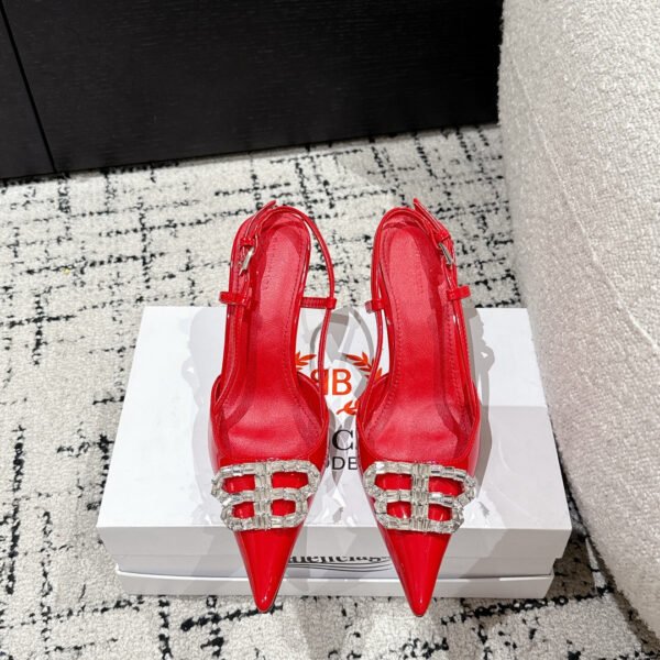 BAL Crystal BB Slingback Pumps - Heels