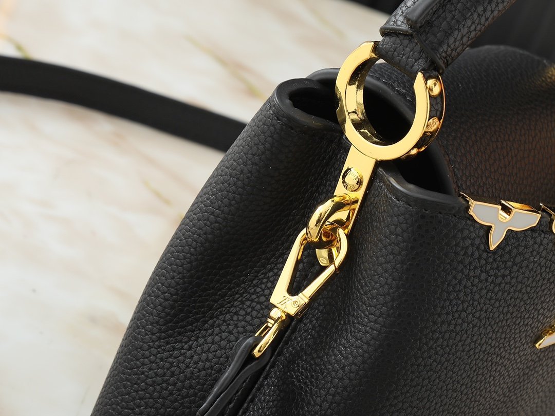 LV Capucines BB Black Leather - Bag - Image 7