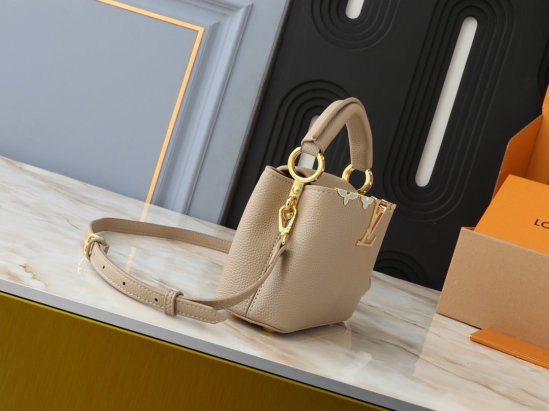 LV Capucines BB Beige Leather - Bag - Image 2