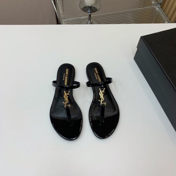 YSL Cassandra Flat Sandals - Sandals